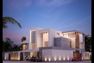 render exterior architecture visualization