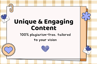 ghostwrite engaging stories, novels, or book chapters for you