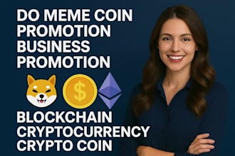 do meme coin promotion business promotion blockchain cryptocurrency token crypto