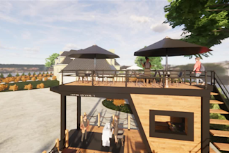 design 3d exterior design of residential and commercial building