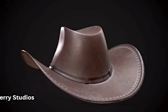 create 3d cap design 3d hat animation 3d fashion product animation