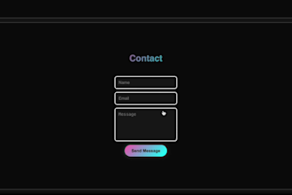 create a modern responsive one page portfolio website in HTML CSS or tailwind
