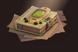 model stylized or low poly 3d game assets for unity or unreal