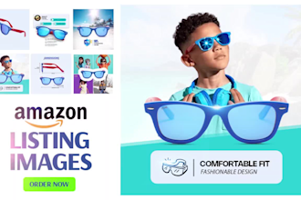 design professional amazon listing images for your product