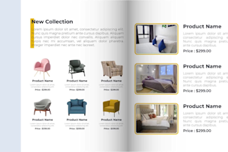 do business product catalog, newsletter, annual report