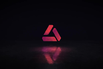 create amazing glitch logo reveal