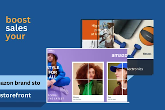 design and setup amazon brand story and storefront
