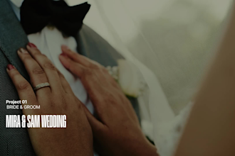 do cinematic wedding video editing, teaser, trailer and highlights