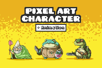 create custom animated pixel art characters for your game