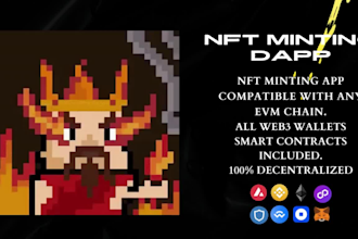 build eth nft minting app , minting dapp , nft marketplace