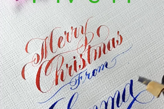 create video greeting on new year and christmas