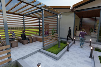 design landscape, backyard, and front yards