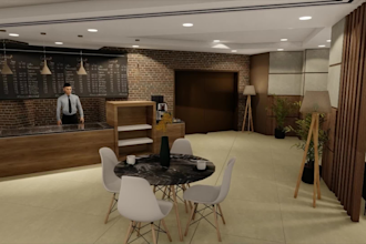 be interior decorator of your house office and multi room spaces
