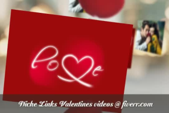 create a valentine day or love video for someone you love
