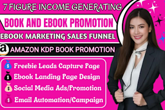 amazon book promotion, ebook marketing sales funnel,book promotion,ebook website