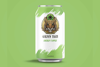 design superior packaging labels for soda can or beer labels