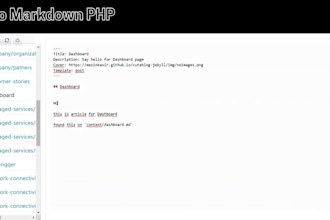 architect custom PHP websites using mysql, sqlite, or flatfile cms