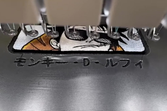 digitize any anime character into a embroidery design file