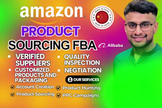 be your amazon fba product sourcing expert from dropshiping china and alibaba