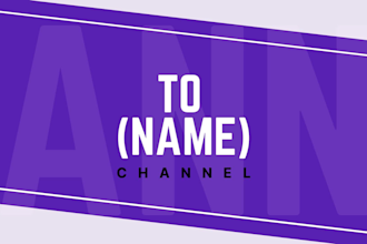 create unique and amazing youtube intro and outro for you