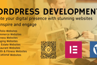 build or rebuild wordpress website design with kadence, gutenberg, elementor