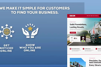 custom construction roofing hvac plumbing contractor website handyman website