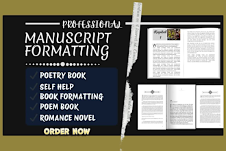 format proofread typeset fiction nonfiction poetry memoir romance novel  ebook