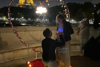 photoshoot and decorate your proposal in paris