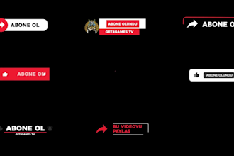 make custom youtube subscribe animations with sound effects