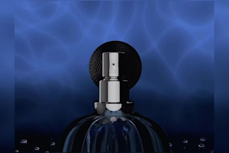 create realistic 3d perfume animations and designs for your brand