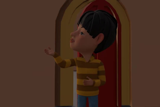 create 3d character animations, 3d animations for kids, and animated music video