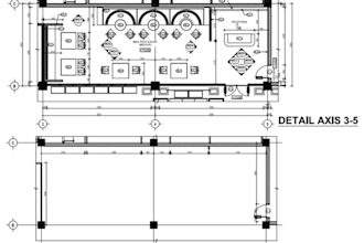 draw or redraw 2d architectural floor plans and blueprints in autocad