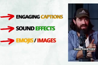 expertly edit your short video with alex hormozi style in 24 hours