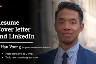 write, edit and improve your CV, resume, cover letter and linkedin profile