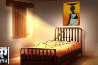 do 2d traditional animation, frame by frame animation, hand drawn , 2d line art