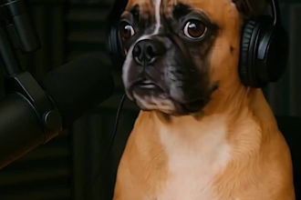 create a ai baby talking podcast  for your youtube or brand
