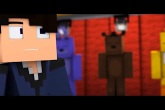 create realistic minecraft 3d music video animation for you