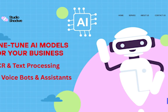 finetune ai models for your business ocr text or audio classification voice bots