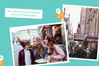 create unique slideshow video with your photos and video