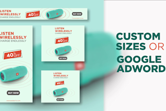 create animated gif banners, for google adwords, websites