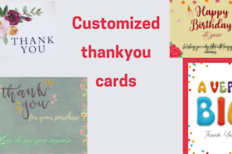 make beautiful thankyou cards