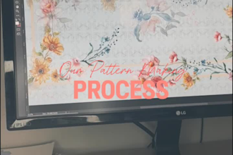 make print pattern design for scarf, shawl, or hijab