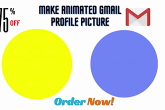 create a animated gmail profile picture