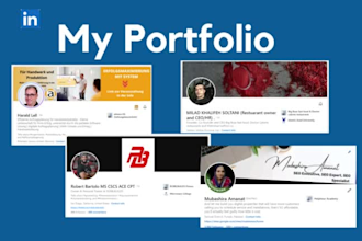 design and fully optimize your linkedin profile