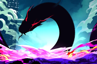 create your epic vtuber or oc to silhouette anime art
