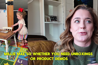create ugc videos with my toddler of your product or app