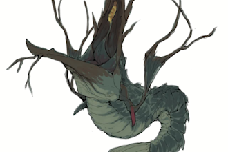 draw creature, monster and beast design