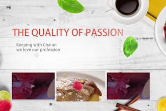 create dessert promo video