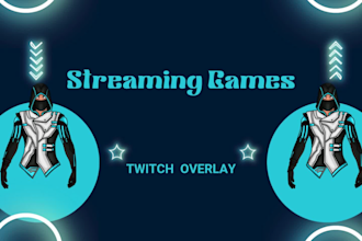 create standards twitch overlay for streamer