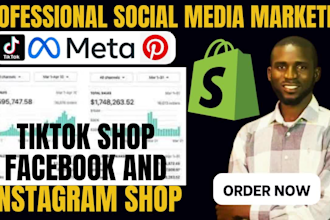 promote tiktok shop boost shopify sales facebook ads marketing instagram shop